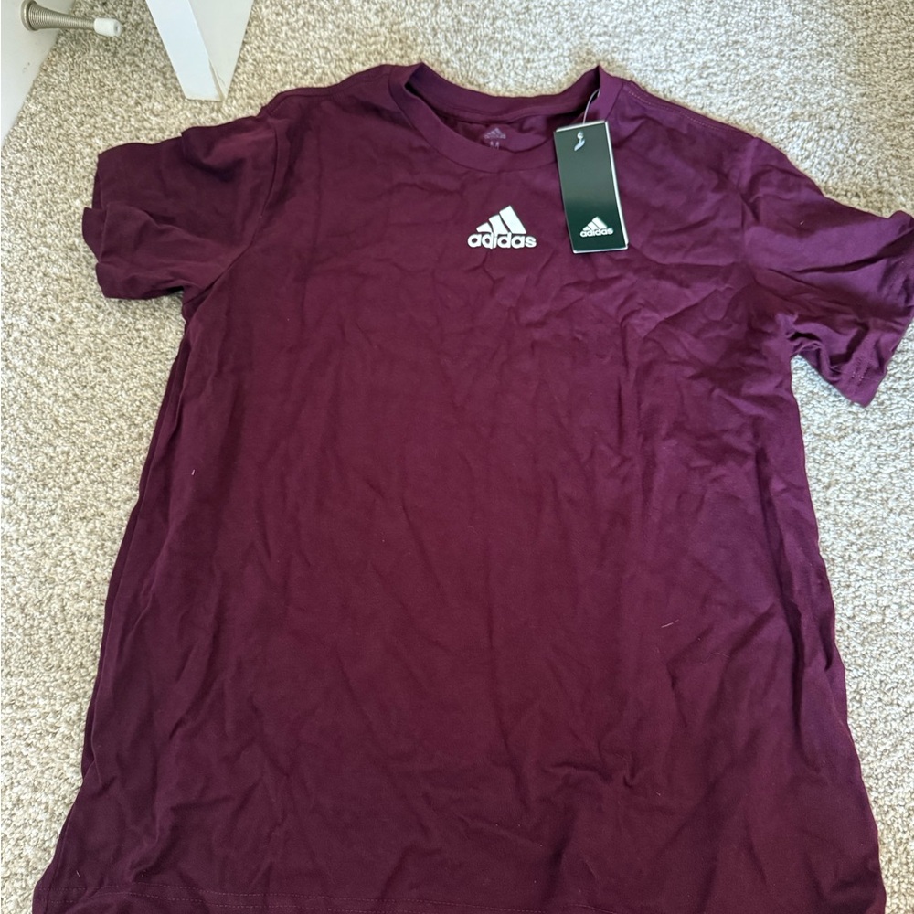 Adidas Purple Short Sleeve Tee